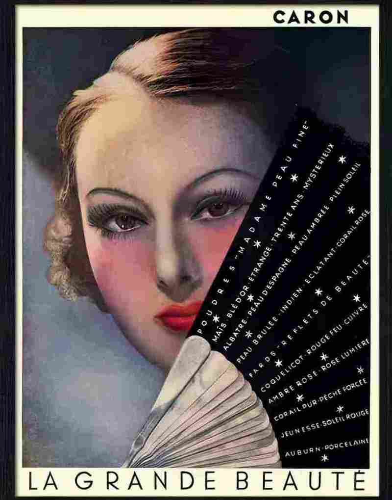 1 caron la grande beaute art deco perfume advert 1930s Advert A4 Photo Print
