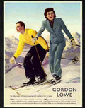 1 gordon lowe ski wear advert 1930s Advert A4 Photo Print