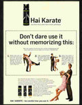 1 hai karate aftershave 1960s Advert A4 Photo Print