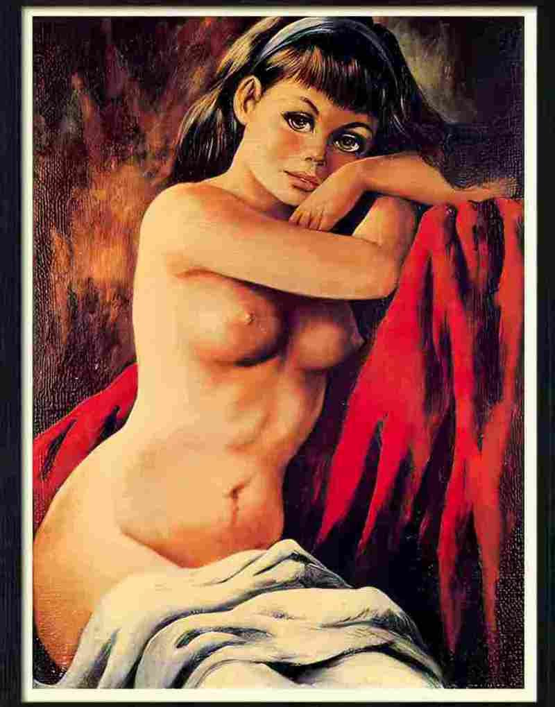1 kitsch nude girl 1960s Advert A4 Photo Print
