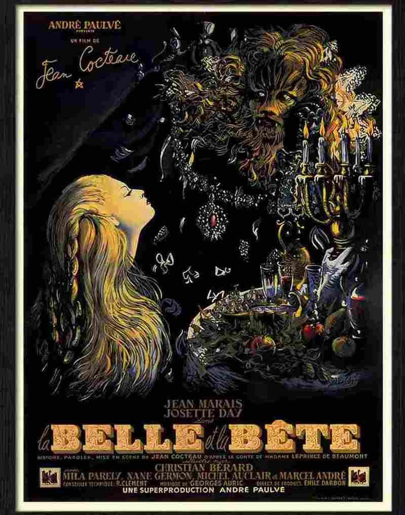 1 la belle et la bete jean cocteau poster Advert A4 Photo Print