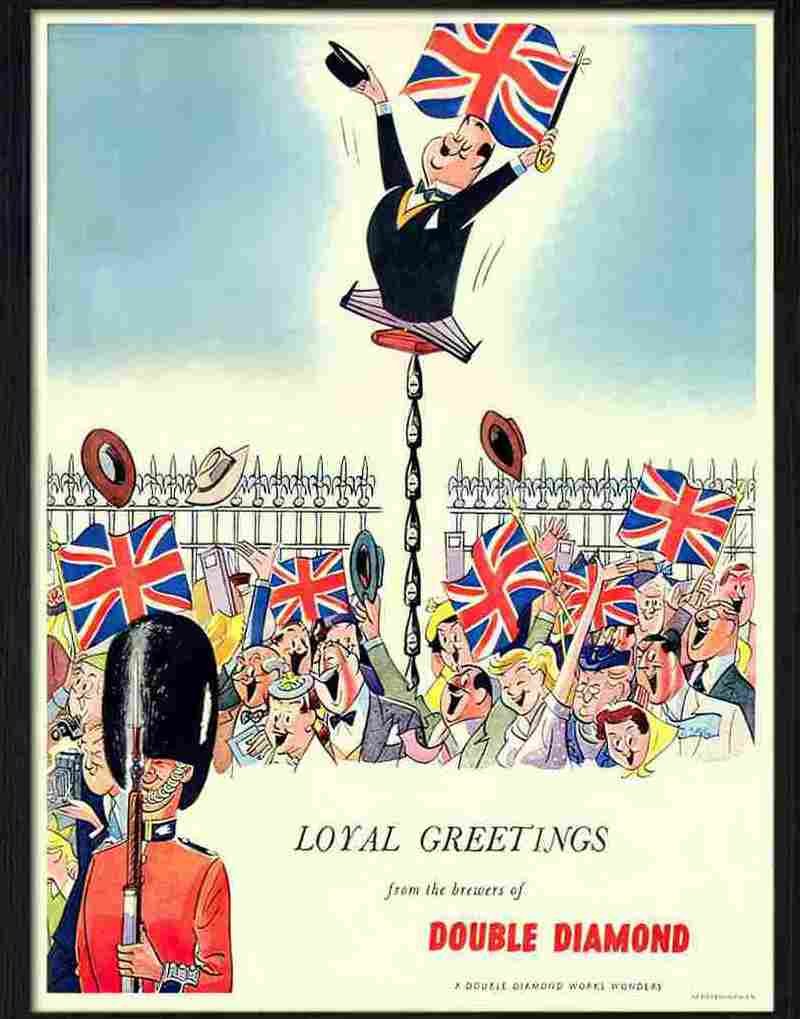1 loyal greetings from double diamond Advert A4 Photo Print