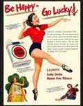 1 lucky strike cigarette advert 1950s Advert A4 Photo Print