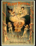 1 merry maidens burlesque Advert A4 Photo Print