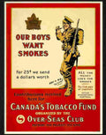 1 our boys want smokes Advert A4 Photo Print
