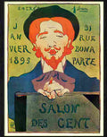 1 salon des cent paul 1895 Advert A4 Photo Print