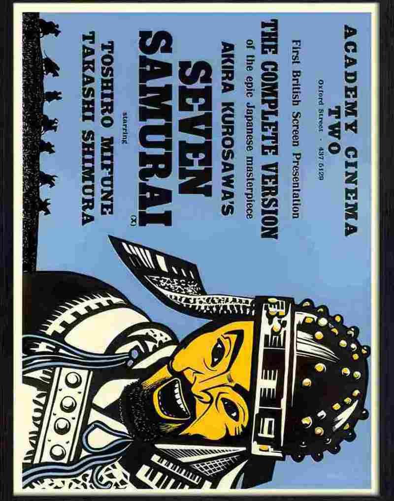 1 seven samurai akira kurosawa movie poster Advert A4 Photo Print