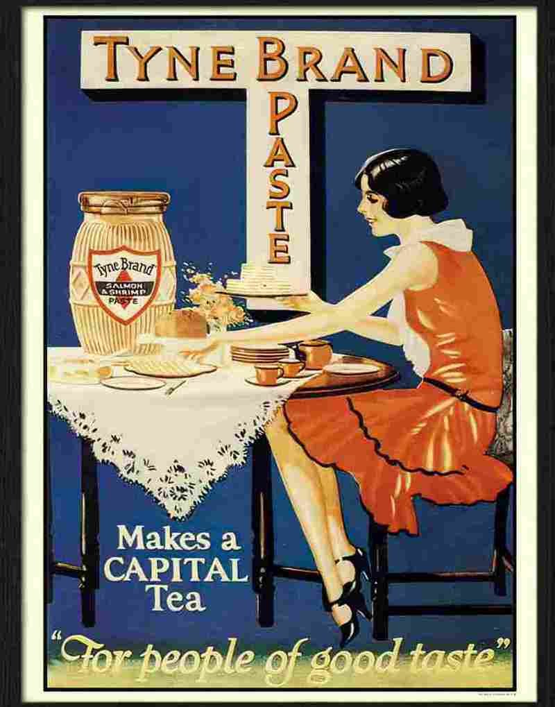 1 tyne brand paste 2 Advert A4 Photo Print