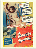 1 unmarried mothers 1940s 2 Vintage Advert A4 Photo Print