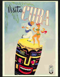 1 visite cuba bongo Advert A4 Photo Print