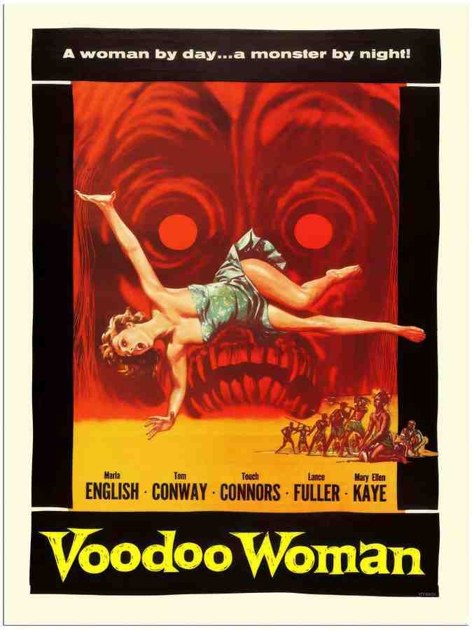 1 voodoo woman 1957 2 Vintage Advert A4 Photo Print