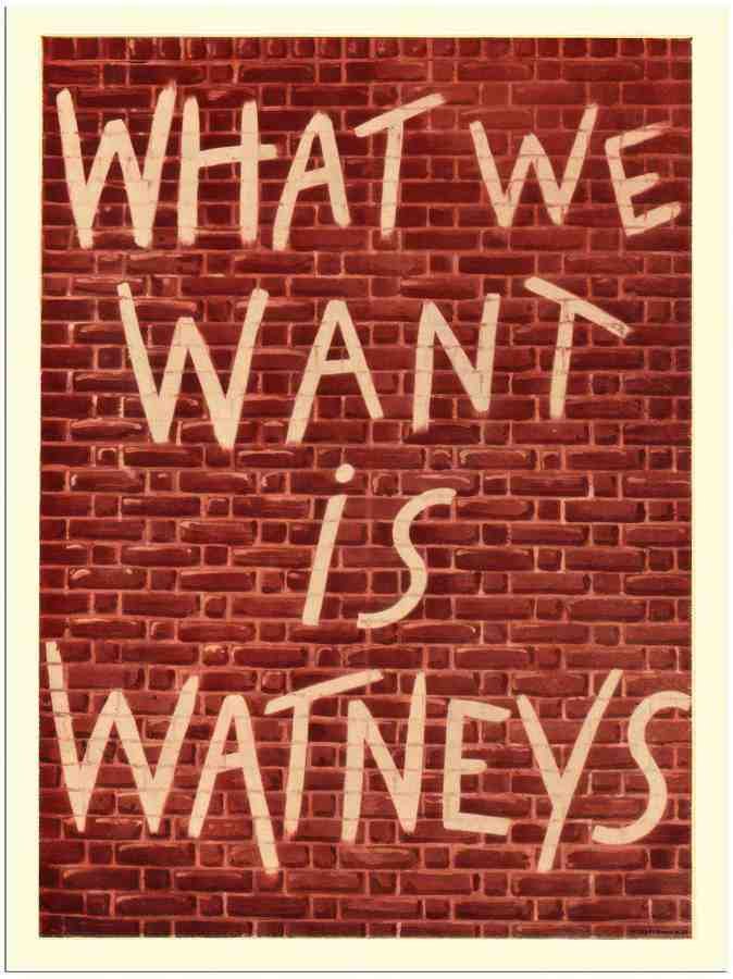 1 what we want is watneys beer 1950s 2 Vintage Advert A4 Photo Print