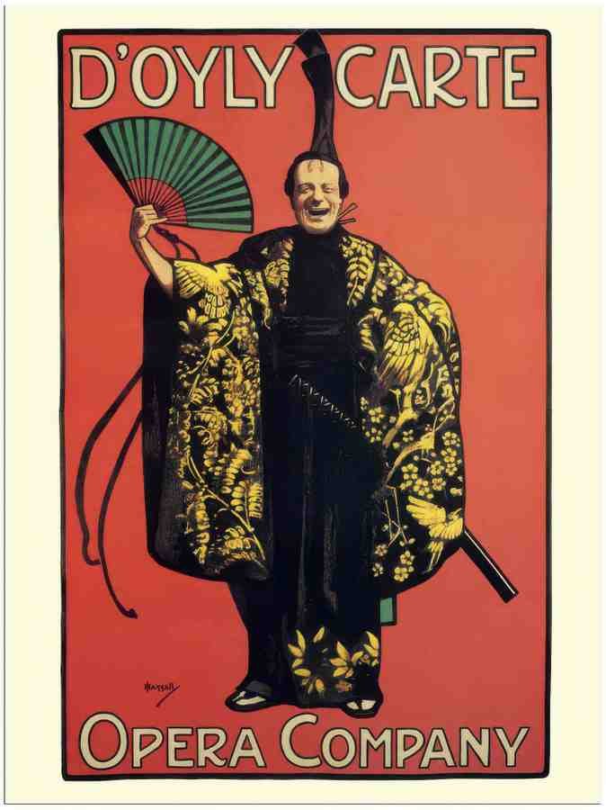 10 doyle carte opera company hassall poster 2 Vintage Advert A4 Photo Print