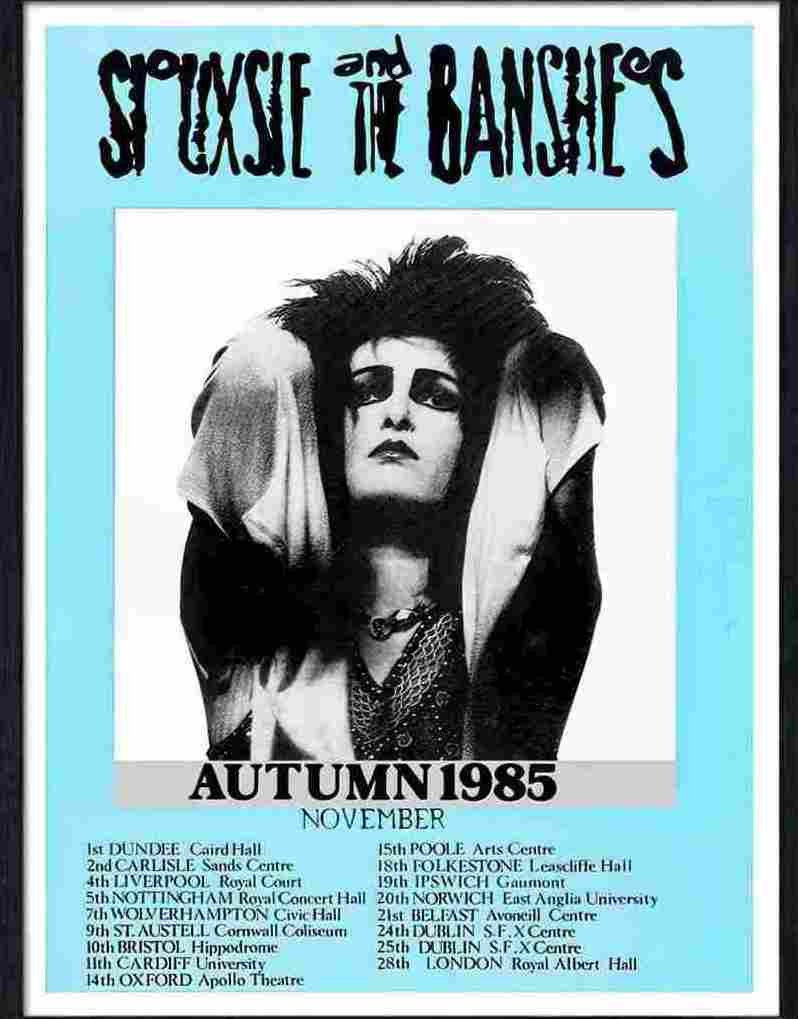 10 siouxsie and the banshees 1985 tour poster Advert A4 Photo Print