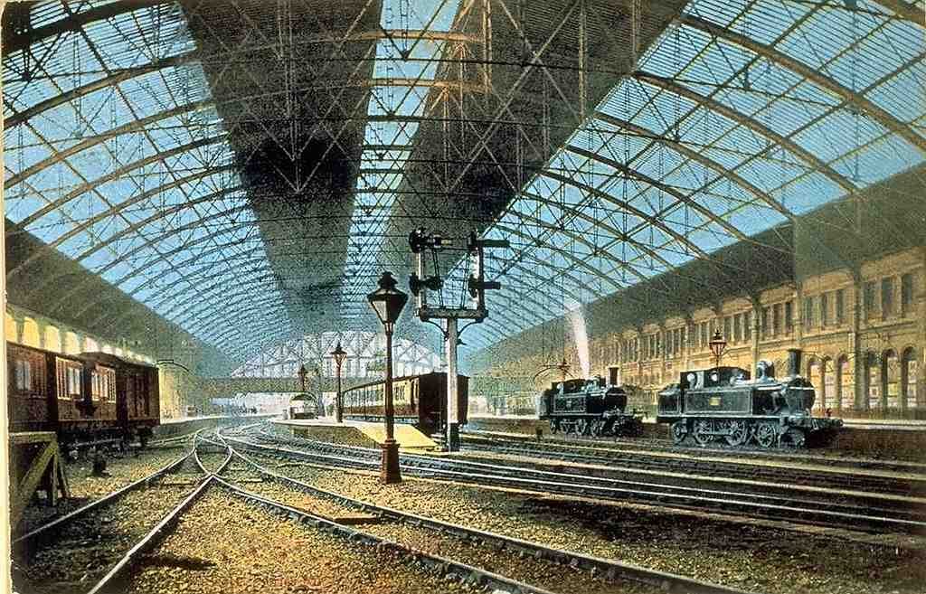 100 New Street Station Birmingham Vintage A4 Photo Print