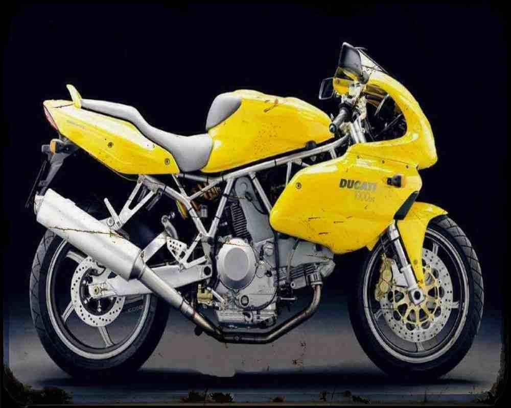 1000Ss 03 2 A4 Photo Print Motorbike Vintage Aged