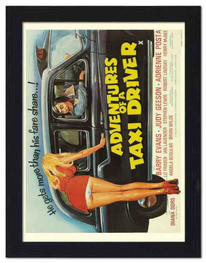 1009K adventures of a taxi driver 2 Vintage Advert A4 Photo Print