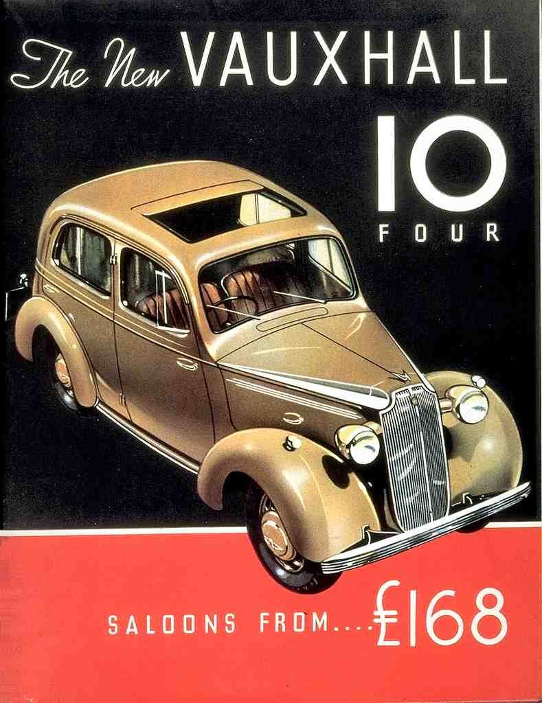 101 New Vauxhall 10 Four 1937 Vintage A4 Photo Print