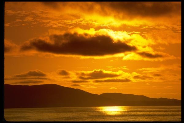 101044 Sunset And Clouds Yasawa Island Group A4 Photo Print