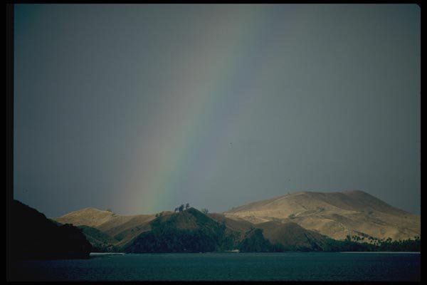101062 Rainbow Yasawa I Rara Island, Yasawa Island Group A4 Photo Print
