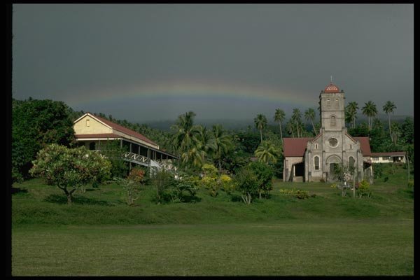 101081 Wairiki Mission Taveuni Island A4 Photo Print