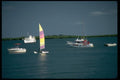 101095 Sailboats At Sea Fiji Island Group A4 Photo Print