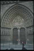 102002 Doorway Of Notre Dame Cathedral A4 Photo Print