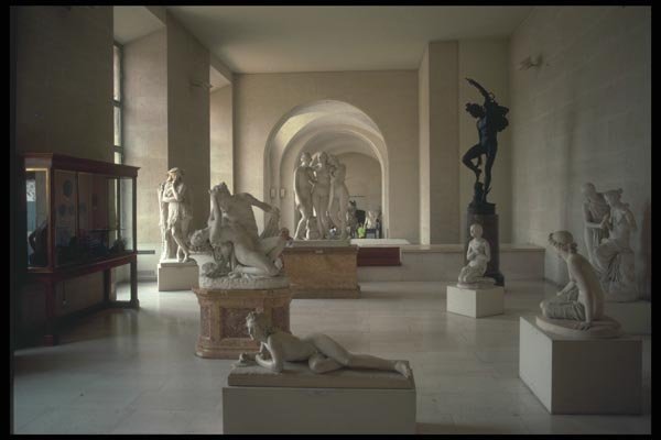 102009 Statues, Louvre A4 Photo Print