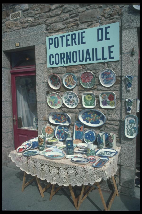 102024 Pottery On Sale In Concarneau A4 Photo Print