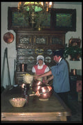 102038 Mont St Michel, Making Souffle Omelettes At La Mere Poulard A4 Photo Print