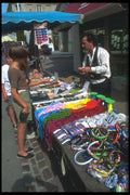 102041 Bayeux Street Market A4 Photo Print