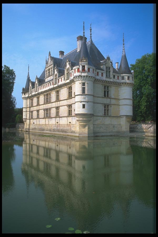 102061 Chateau Azay Le Rideau A4 Photo Print