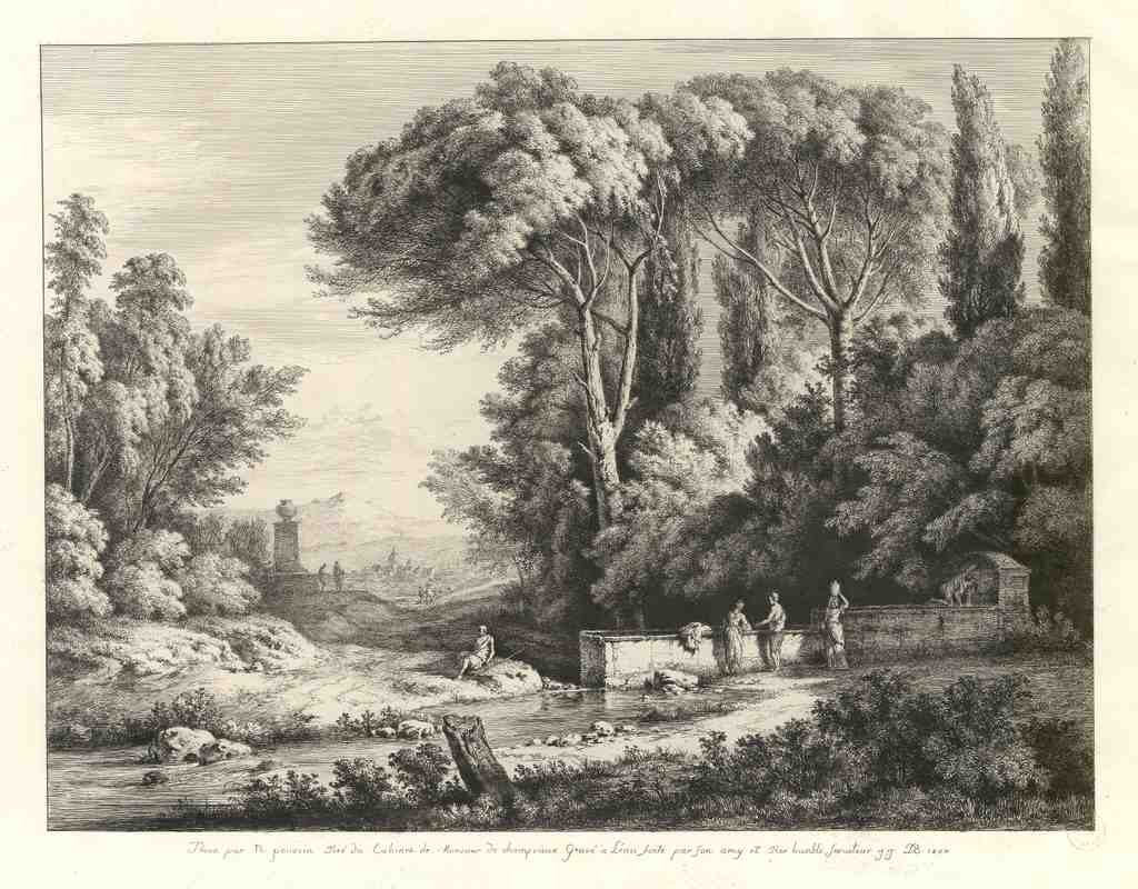 104 Paysage 1804 Vintage A4 Photo Print