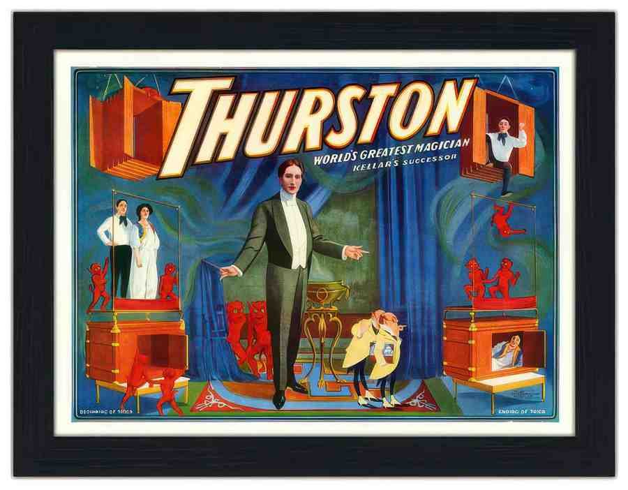 104 thurston vintage magic poster 1 Vintage Advert A4 Photo Print