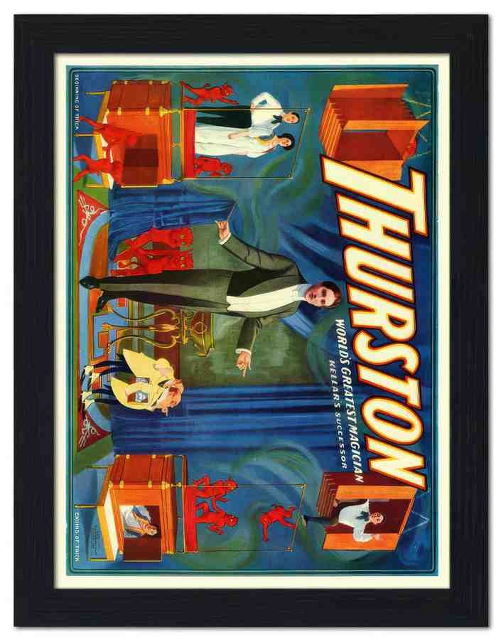 104 thurston vintage magic poster 2 Vintage Advert A4 Photo Print