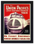 1048 union pacific railway train poster 1940s 2 Vintage Advert A4 Photo Print