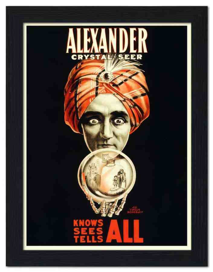 1051 alexander magic poster 1920s 2 Vintage Advert A4 Photo Print