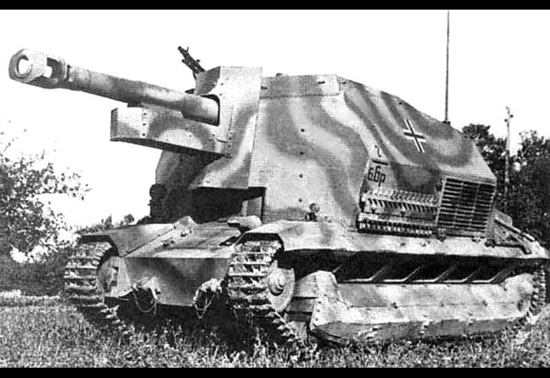105mm Lefh16 Auf Geschuetzwagen Fcm Self Propelled Howitzer Vehicle Germany Military A4 Photo Print