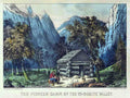 108 Pioneer Cabin Vintage A4 Photo Print
