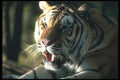 108078 Bengal Tiger (Bright Head Shot) A4 Photo Print