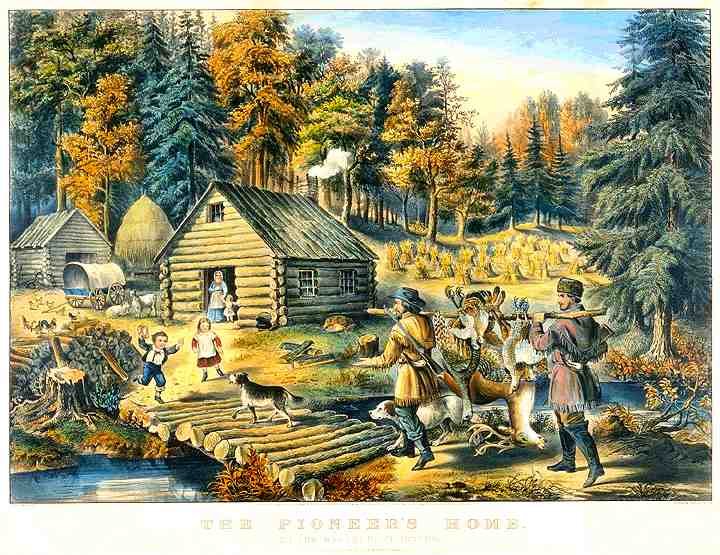 109 Pioneers Home Vintage A4 Photo Print