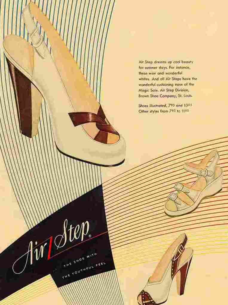 11 06 air step shoes 1940s 2 Advert A4 Photo Print