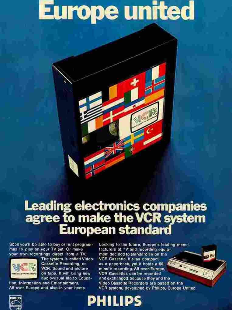 11 32 video cassette recording 2 Advert A4 Photo Print