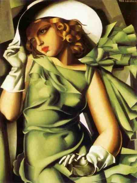 11 De Lempicka 1929 Girl With Gloves A4 Photo Print