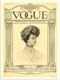 11 vogue cover 1907 2 Vintage Advert A4 Photo Print