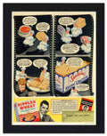 1100H rippled wheat crackers jack dempsey boxing 2 Vintage Advert A4 Photo Print