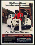 111 01 billy preston bentley car stereo Advert A4 Photo Print