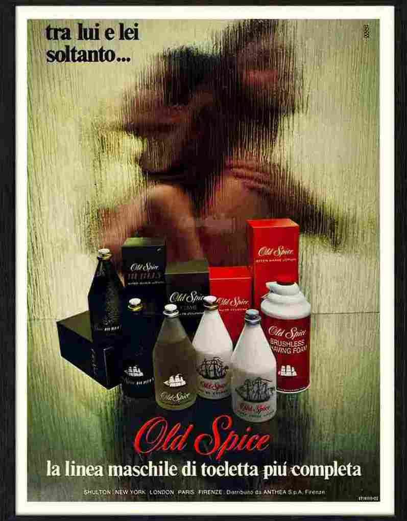 111 02 old spice shower Advert A4 Photo Print