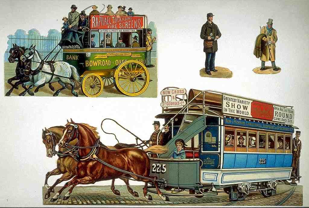 111 Omnibus Scraps Vintage A4 Photo Print