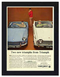 111 triumph spitfire tr4 cars 1960s 2 Vintage Advert A4 Photo Print